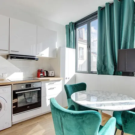 Bright Studio-2p-4p-4p-parc Des Buttes Chaumont Paris